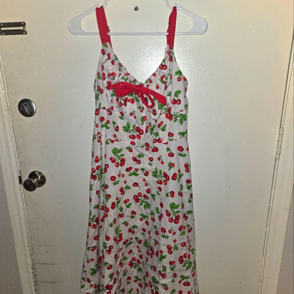 50's theme cherry dress